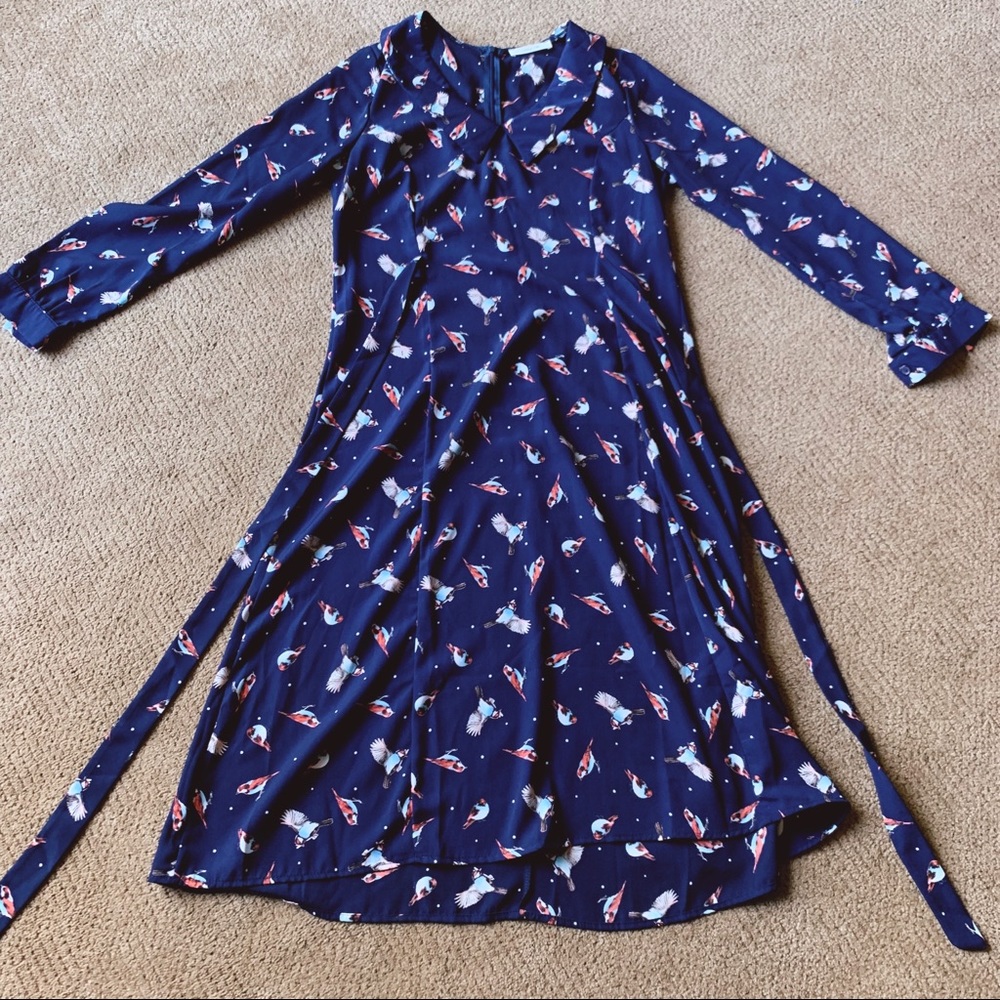 ModCloth Chelsea Collar A-Like Midi Dress